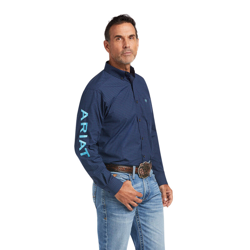 Ariat Pro Series Team Sully Classic Fit - Miesten Laivastonsininen Paidat ( PIOQAC-356 )